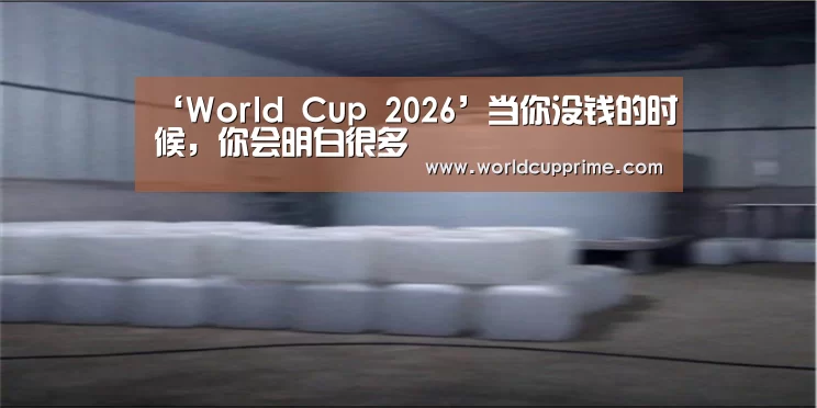 ‘World Cup 2026’当你没钱的时候,你会明白很多(图3) World Cup 2026